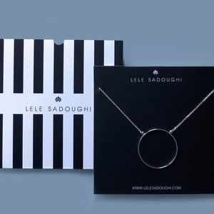 Lele Sadoughi Circle Necklace